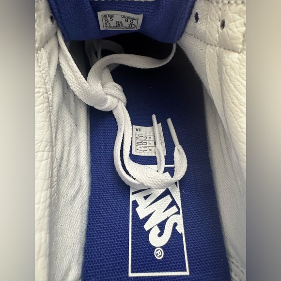 New Vans Blue Sports Low Suede Shoes Men’s 6.5 Women’s 8 - Picture 6 of 7